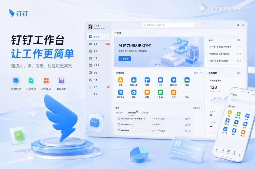 钉钉最新版电脑版工作台